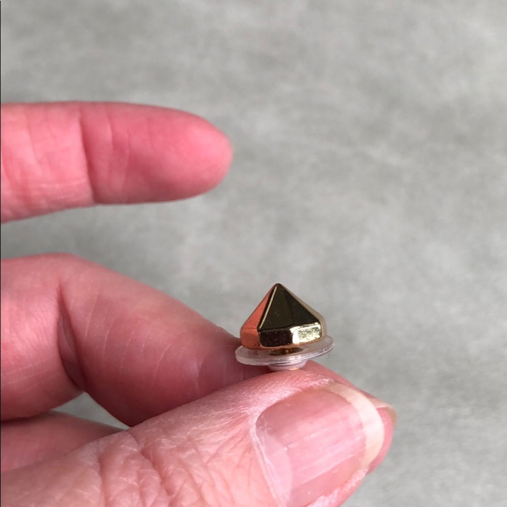 3/$25 Rebecca Minkoff Single gold stud earring